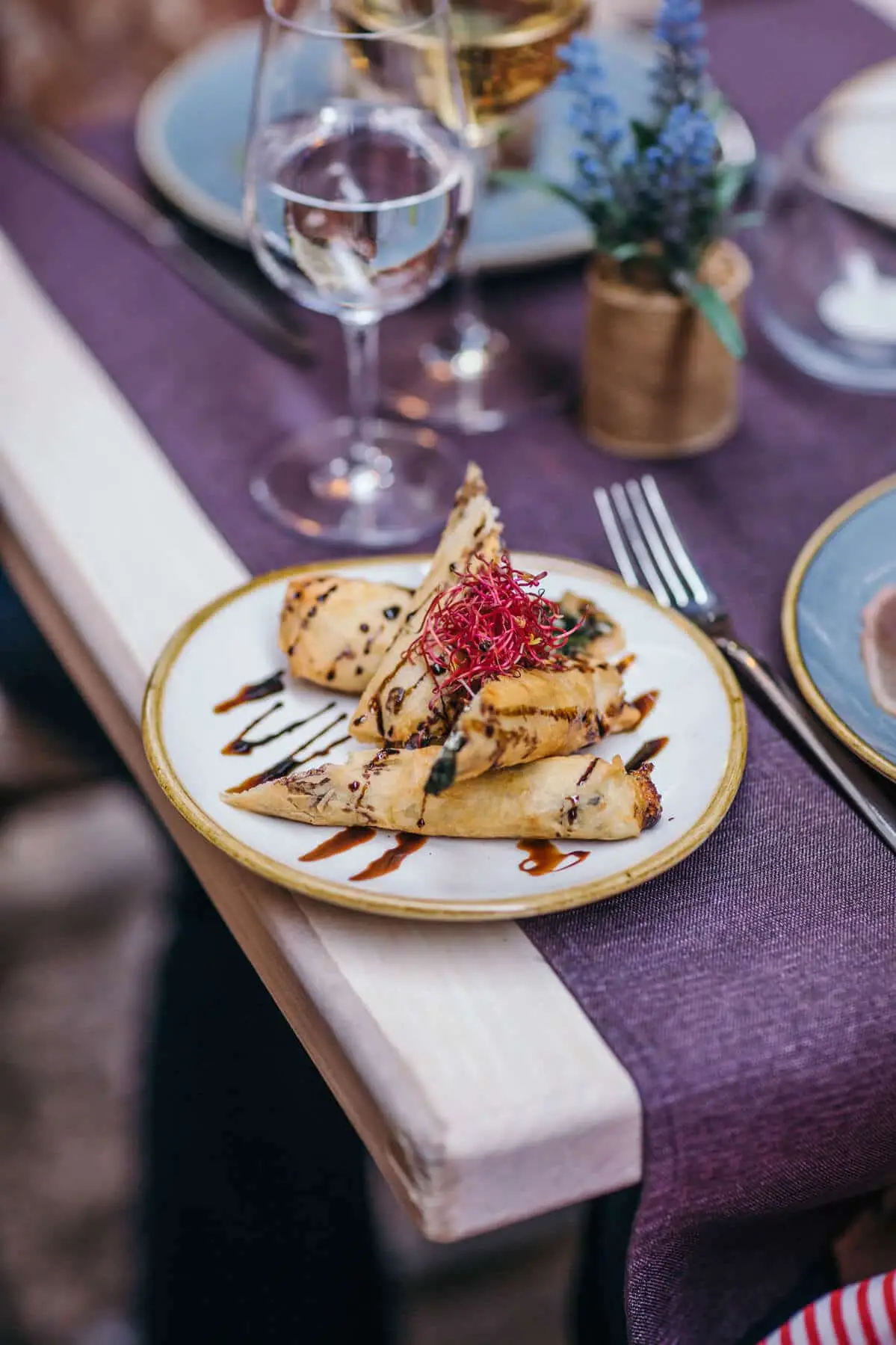 Dessert pancakes at Lucin Kantun Dubrovnik