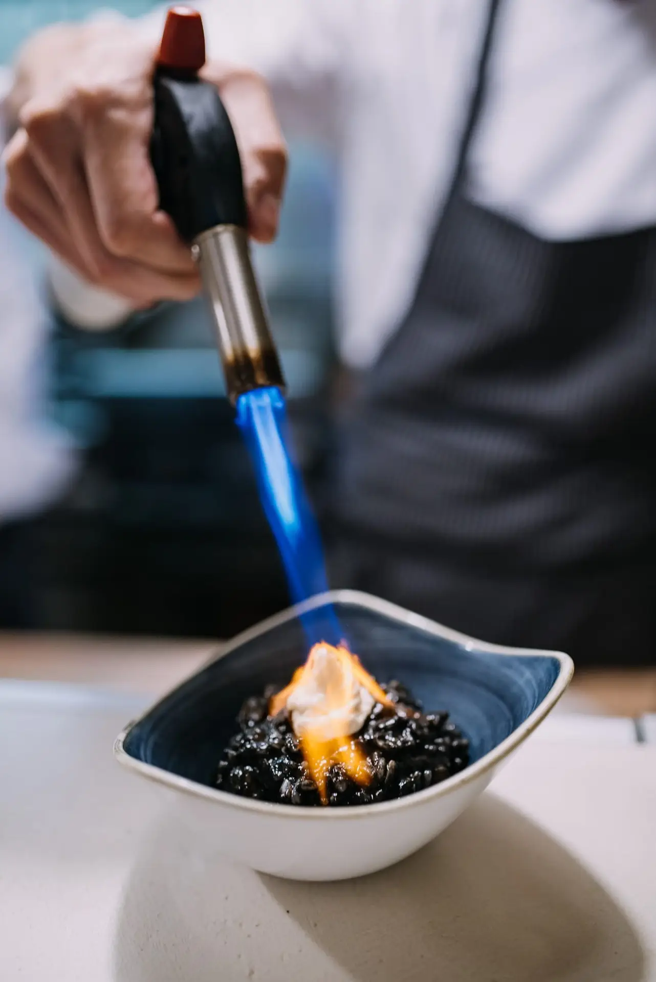 Open fire cooking at Lucin Kantun